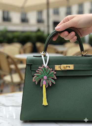 Palm tree charm